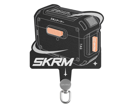 Smycz do telefonu Skinarma Adapter uniwersalny do smyczy Mecha czarny